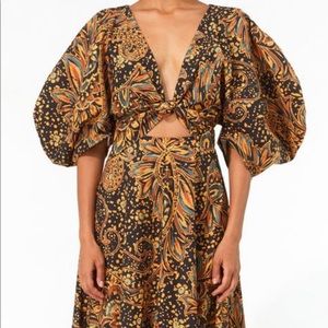 Mara Hoffman dress in size 2. True to size (I’m 5’9 for reference).